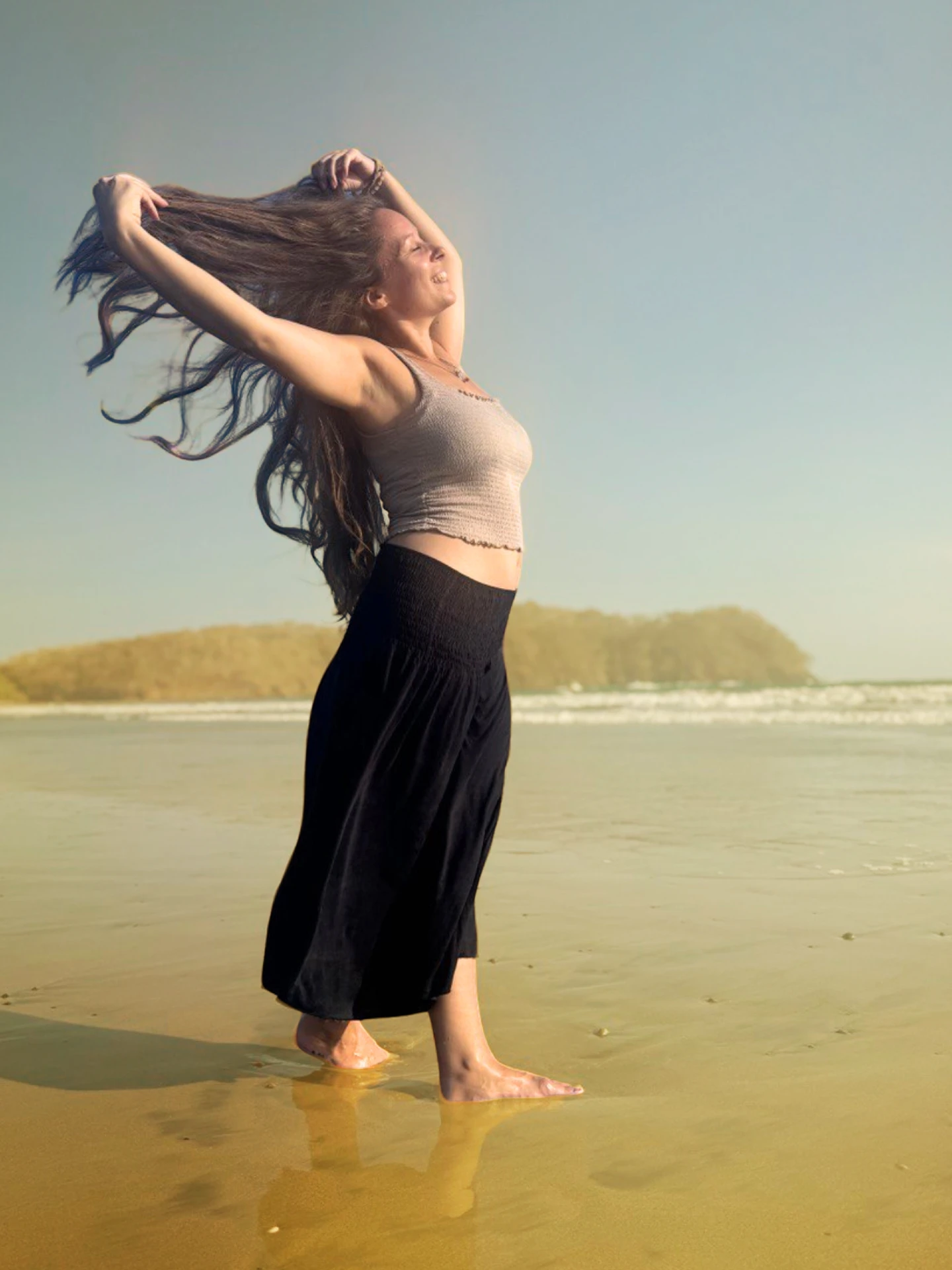 Human Design Teacher Chiara Zehner at the beach